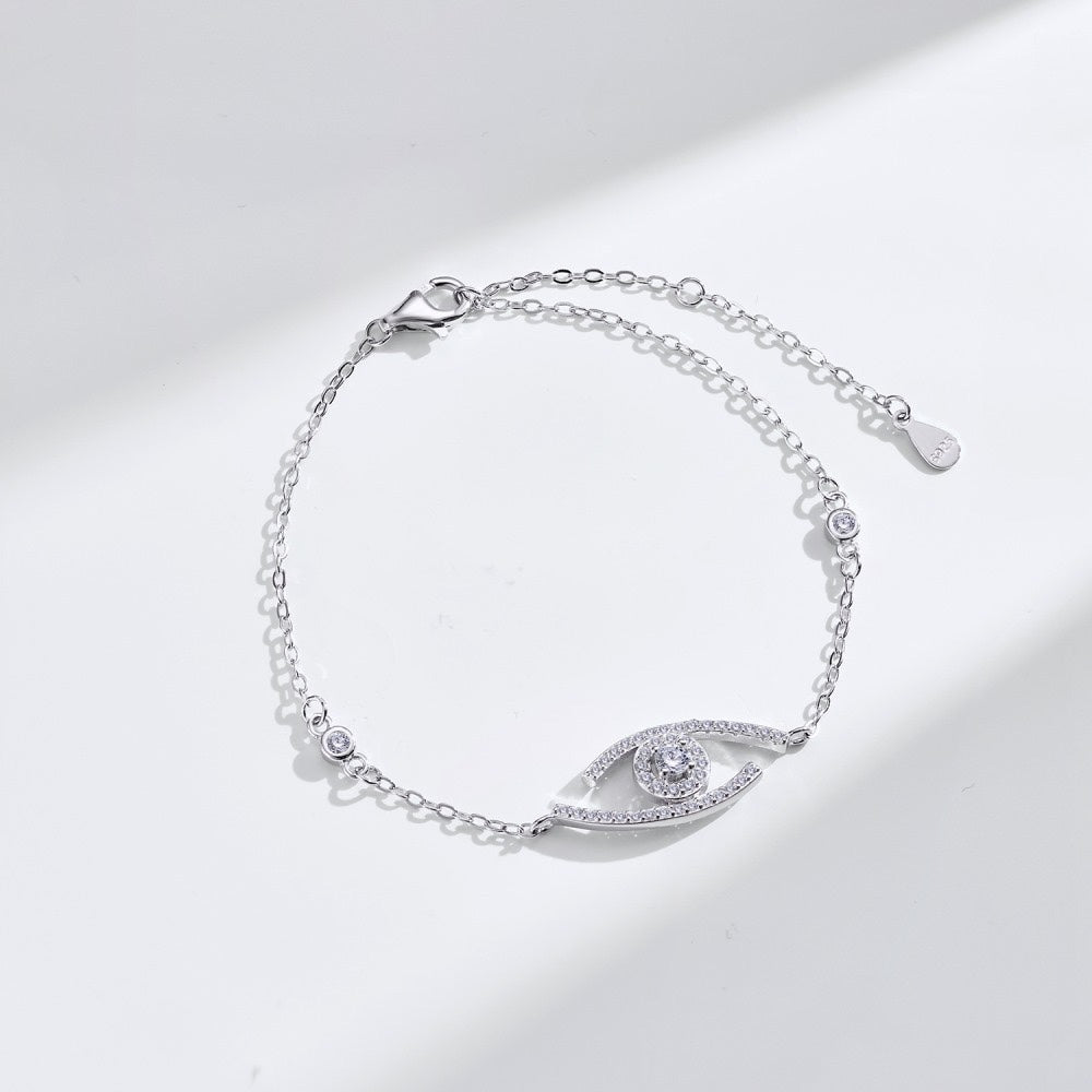 [⭐Hevara Jewelry]Demo Eye Pave-Set Diamond Bracelet