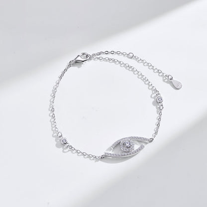 [⭐Hevara Jewelry]Demo Eye Pave-Set Diamond Bracelet