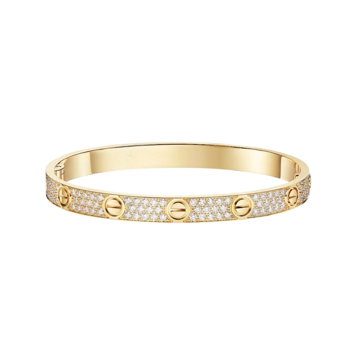 [⭐Hevara Jewelry]LOVE BRACELET 6.1MM DIAMOND-PAVED