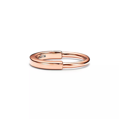 [Hevara Jewelry]LOCK RING PINK GOLD