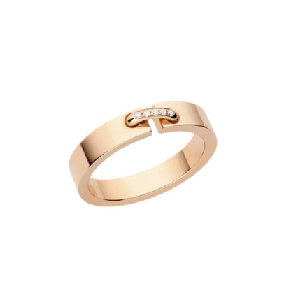 [⭐Hevara Jewelry]ALLIANCE LIENS VIDENCE DIAMOND 4MM RING
