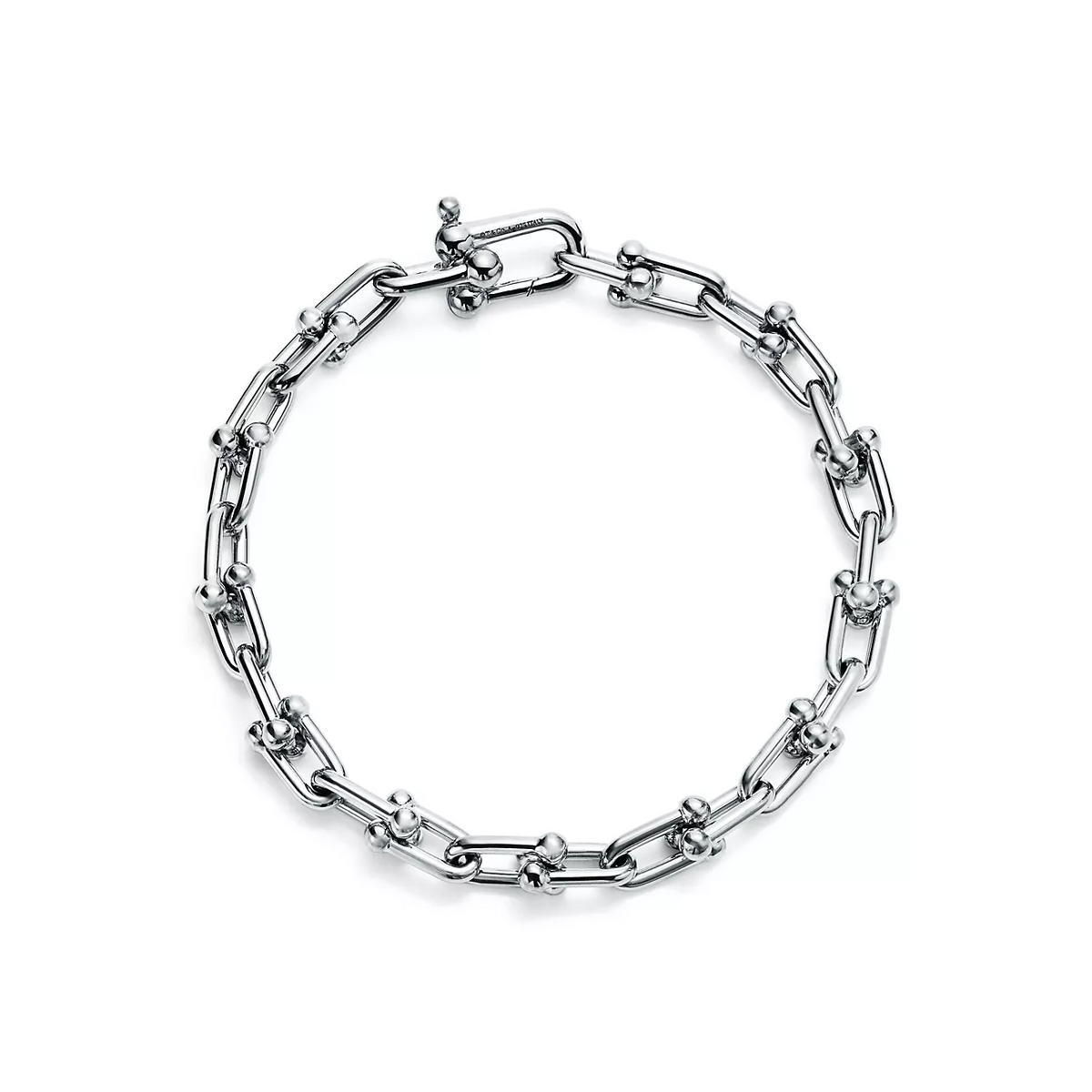 [Hevara Jewelry]HARDWEAR SMALL LINK 26 MOTIF SILVER BRACELET