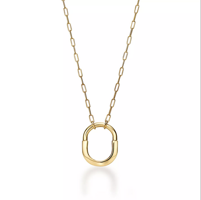 [Hevara Jewelry]LOCK NECKLACE GOLD