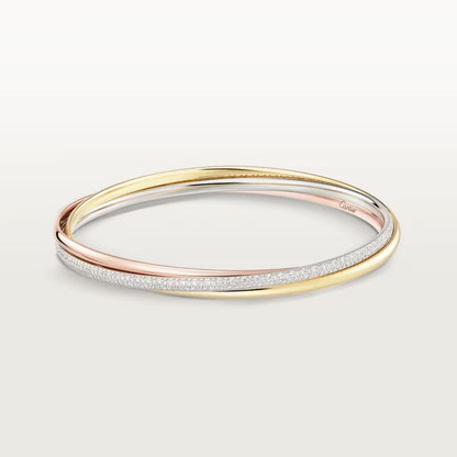 [⭐Hevara Jewelry]TRINITY 2.8MM SMALL BRACELET
