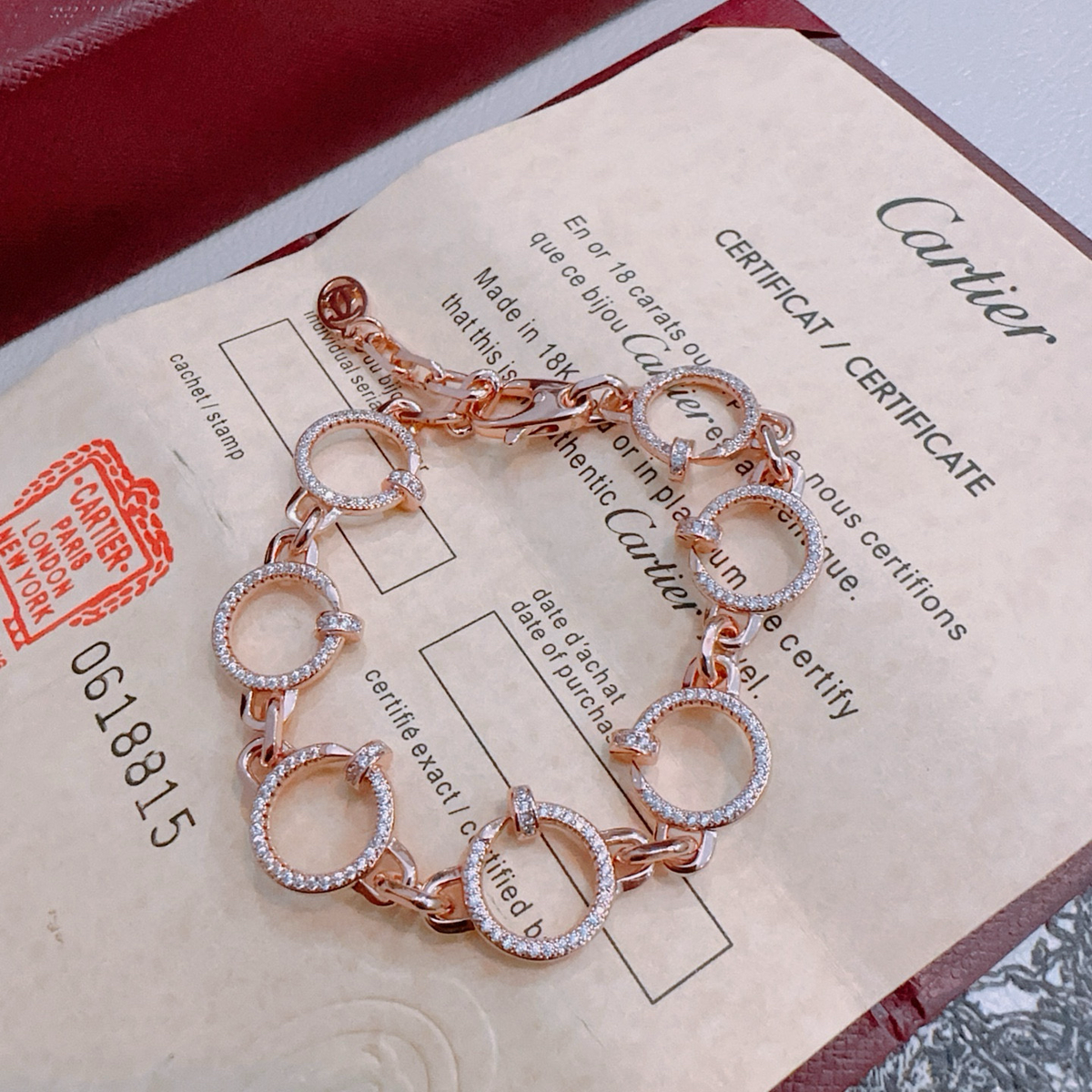 [⭐Hevara Jewelry Jewelry] LOVE&JUSTE BRACELET DIAMONDS