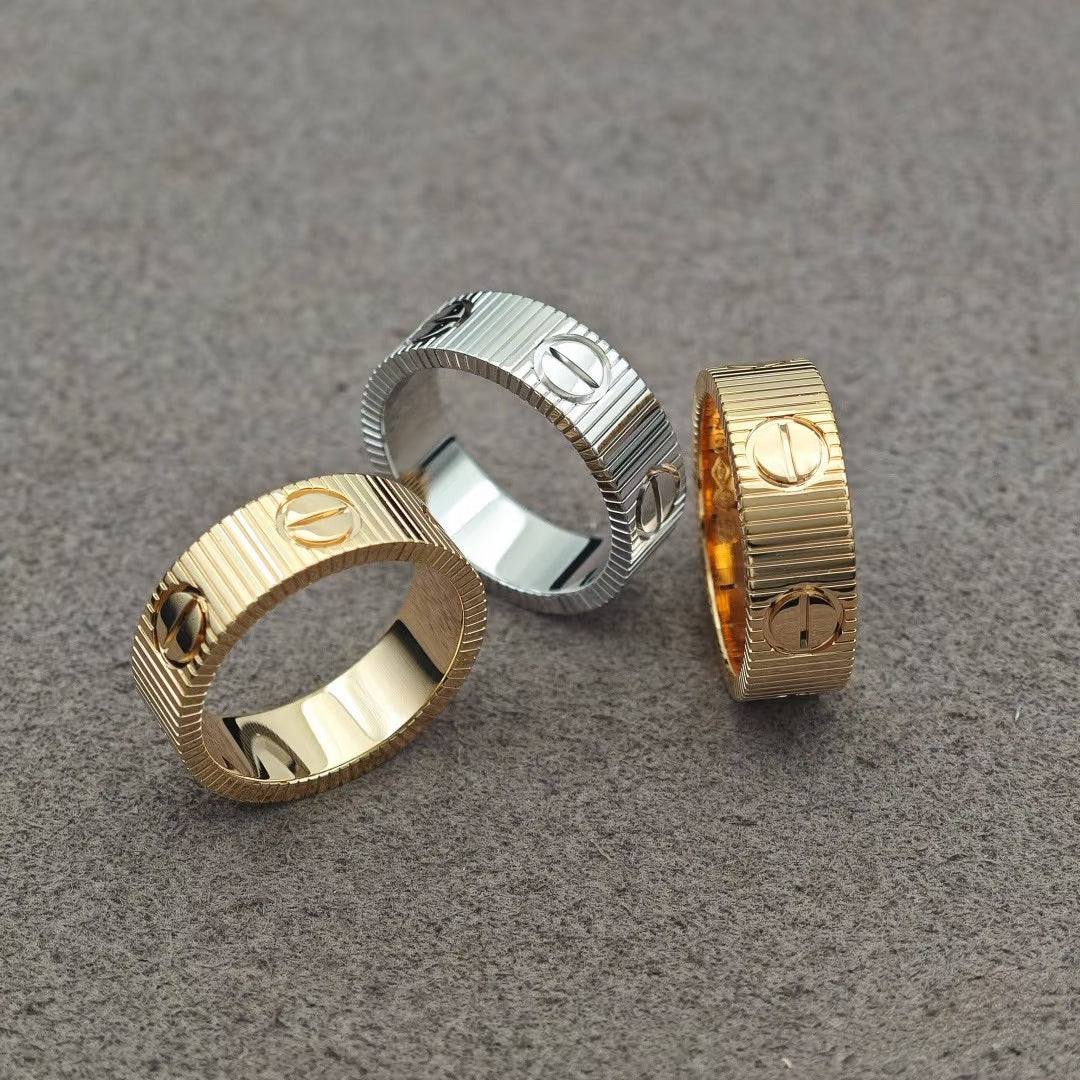 [⭐Hevara Jewelry]LOVE 6.5MM RING