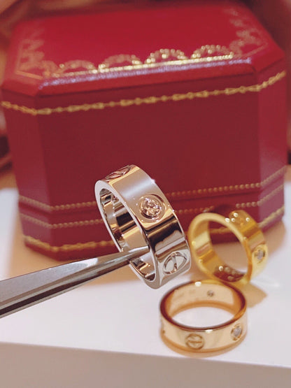 [⭐Hevara Jewelry]Three-Diamond Ring