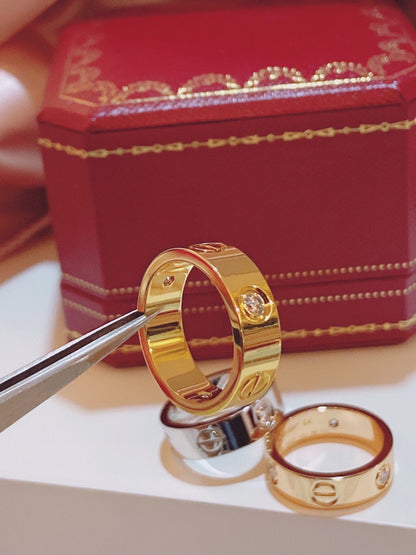 [⭐Hevara Jewelry]Three-Diamond Ring