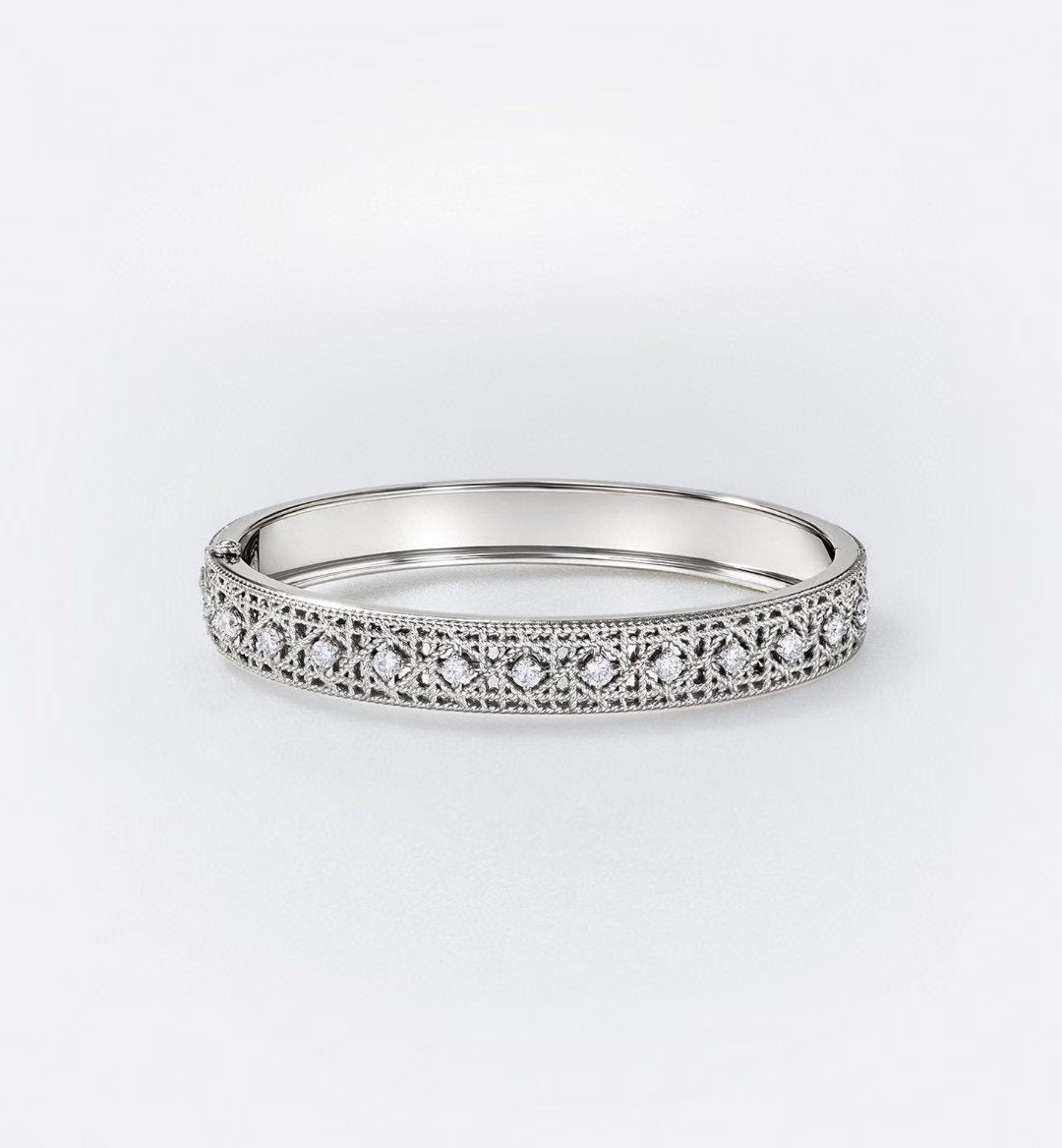 [⭐Hevara Jewelry]2026 WOVEN-PATTERN BRACELET SET WITH FULL DIAMOND INLAY THREE-COLORS