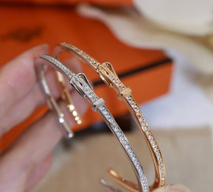 [⭐Hevara Jewelry]DIAMOND-ENCRUSTED BRACELET THREE COLORS