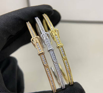 [⭐Hevara Jewelry]DIAMOND-ENCRUSTED BRACELET THREE COLORS