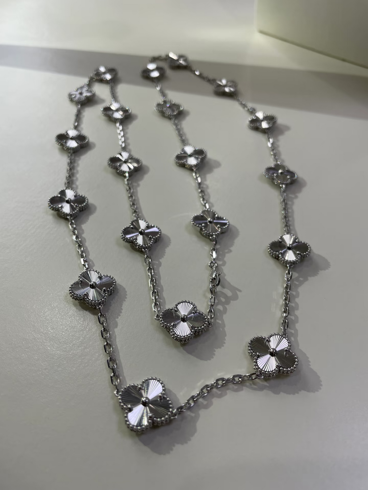 [⭐Hevara Jewelry]CLOVER 20 MOTIFS SILVER LASER