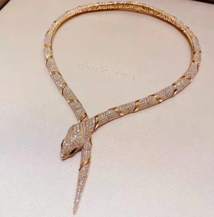 [⭐Hevara Jewelry]HAUTE COUTURE GOLD SERPENTI NECKLACE