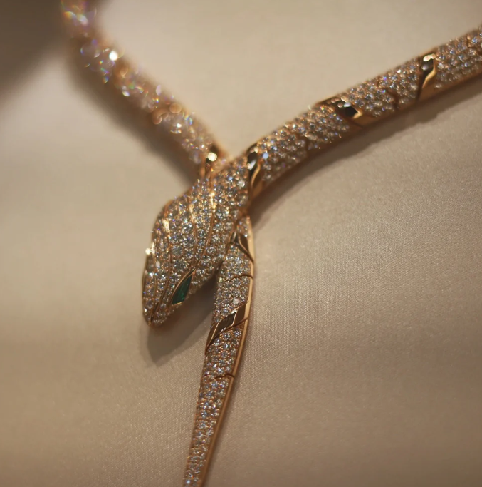 [⭐Hevara Jewelry]HAUTE COUTURE GOLD SERPENTI NECKLACE