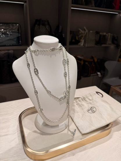 [⭐Hevara Jewelry]Classic Silver Sweater Chain