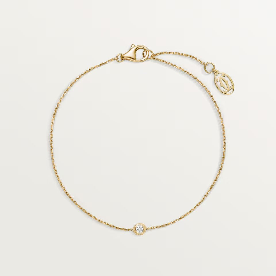 [⭐Hevara Jewelry]DAMOUR BRACELET 1 DIAMOND