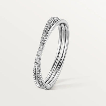 [⭐Hevara Jewelry]ETINCELLE HALF-PAVED DIAMOND BRACELET