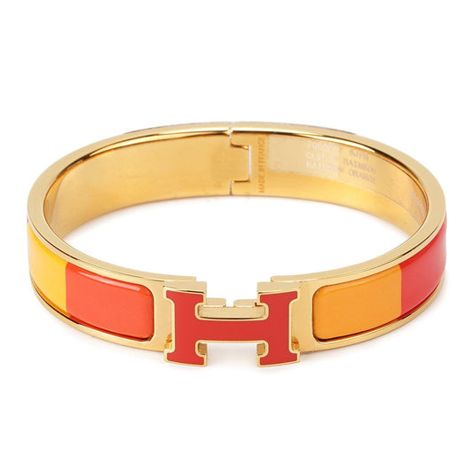 [⭐Hevara Jewelry]H BRACELET ORANGE RAINBOW CERAMIC