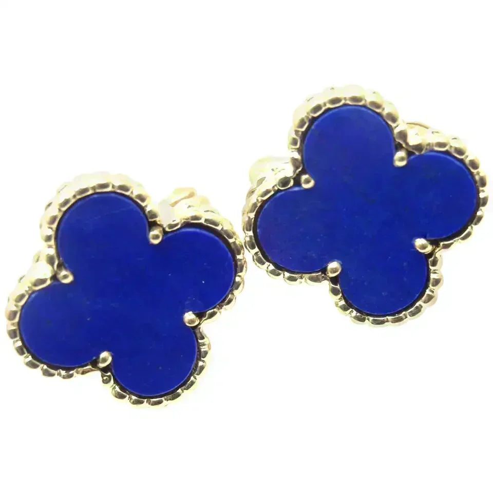[⭐Hevara Jewelry]CLOVER MINI 9.5MM TURQUOISE EARRINGS