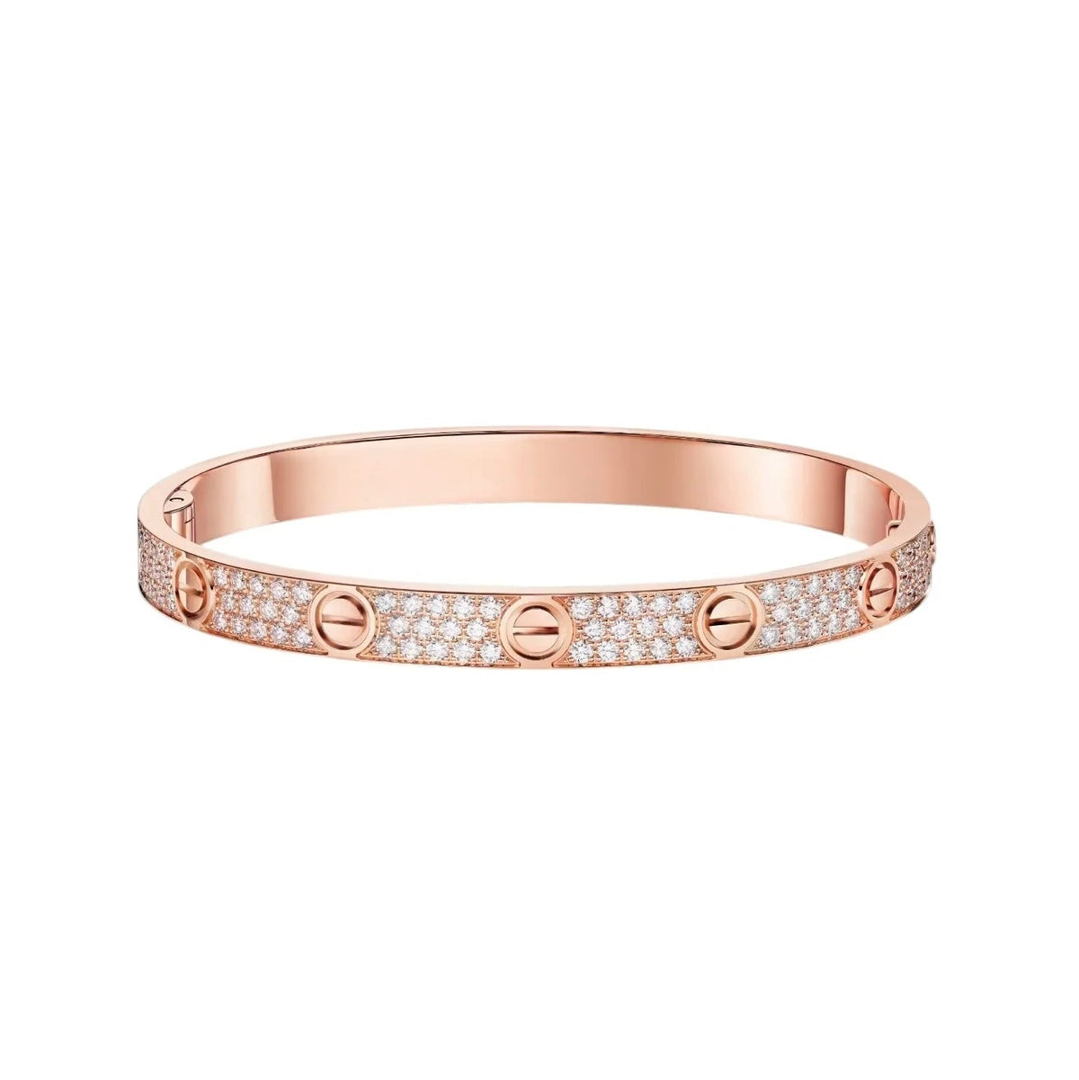 [⭐Hevara Jewelry]LOVE BRACELET 6.1MM DIAMOND-PAVED