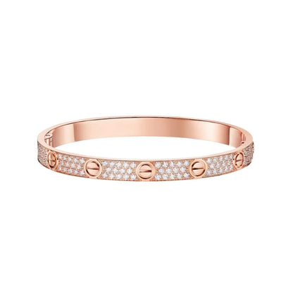 [⭐Hevara Jewelry]LOVE BRACELET 6.1MM DIAMOND-PAVED