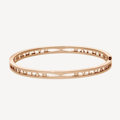 [⭐Hevara Jewelry]ZERO 1 SPIRAL LOGO PINK GOLD BRACELET