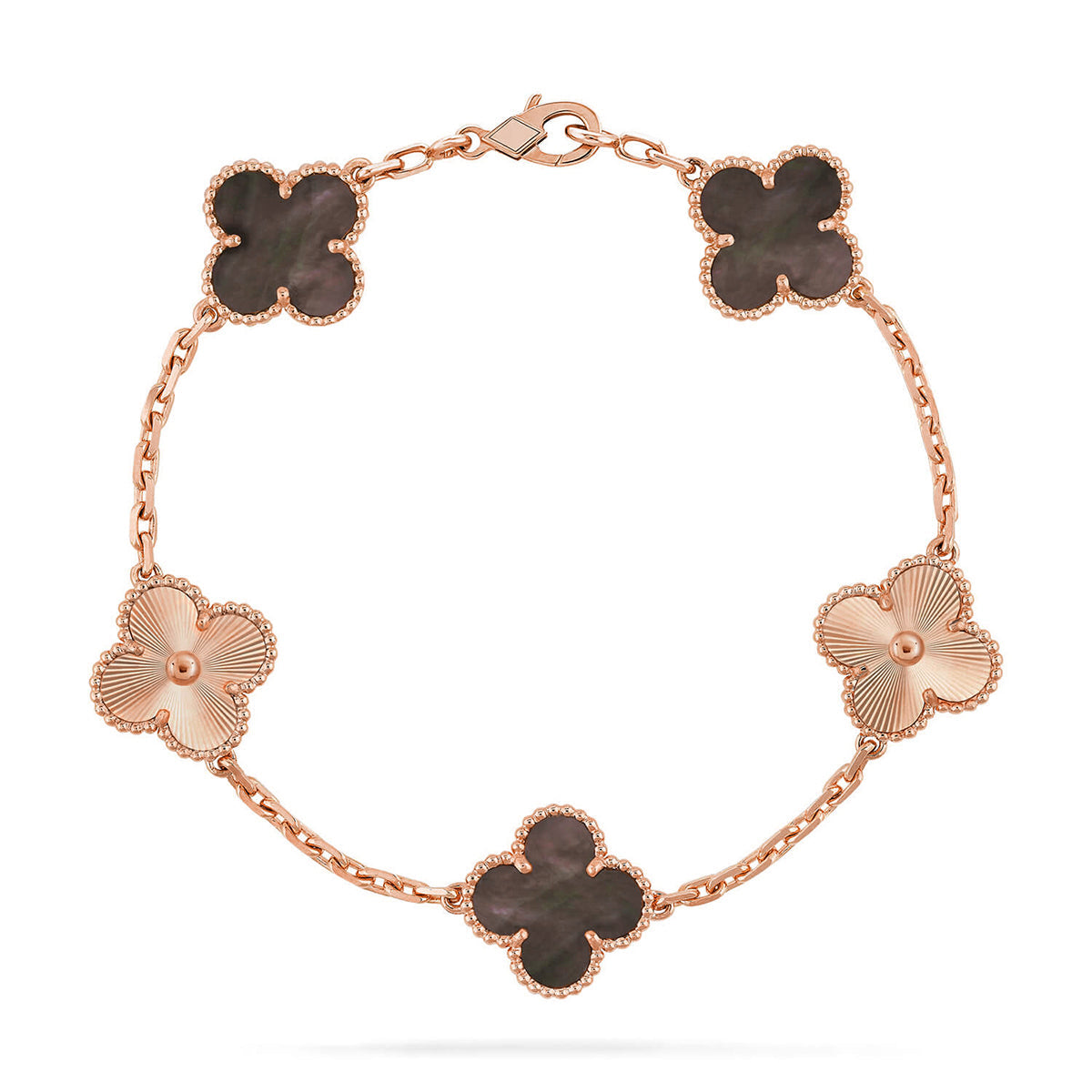 [⭐Hevara Jewelry] CLOVER 5 MOTIF GRAY MOP BRACELET COLLECTION