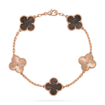 [⭐Hevara Jewelry] CLOVER 5 MOTIF GRAY MOP BRACELET COLLECTION