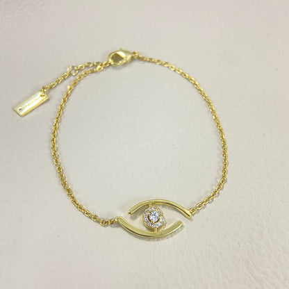 [⭐Hevara Jewelry]Demo Eye Pave-Set Diamond Bracelet