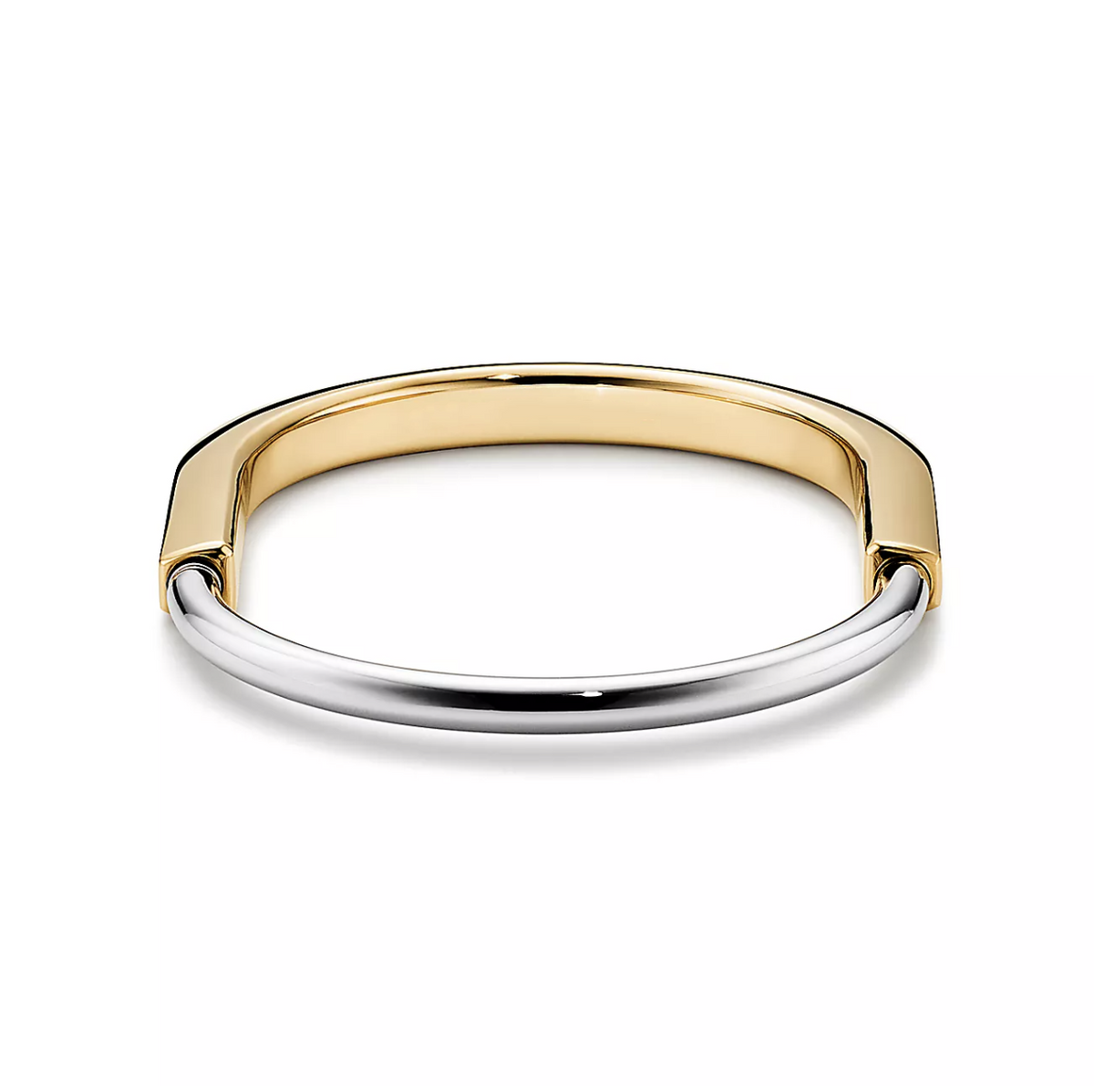 [Hevara Jewelry]LOCK BRACELET YELLOW AND WHITE GOLD