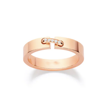 [⭐Hevara Jewelry]ALLIANCE LIENS VIDENCE DIAMOND 4MM RING