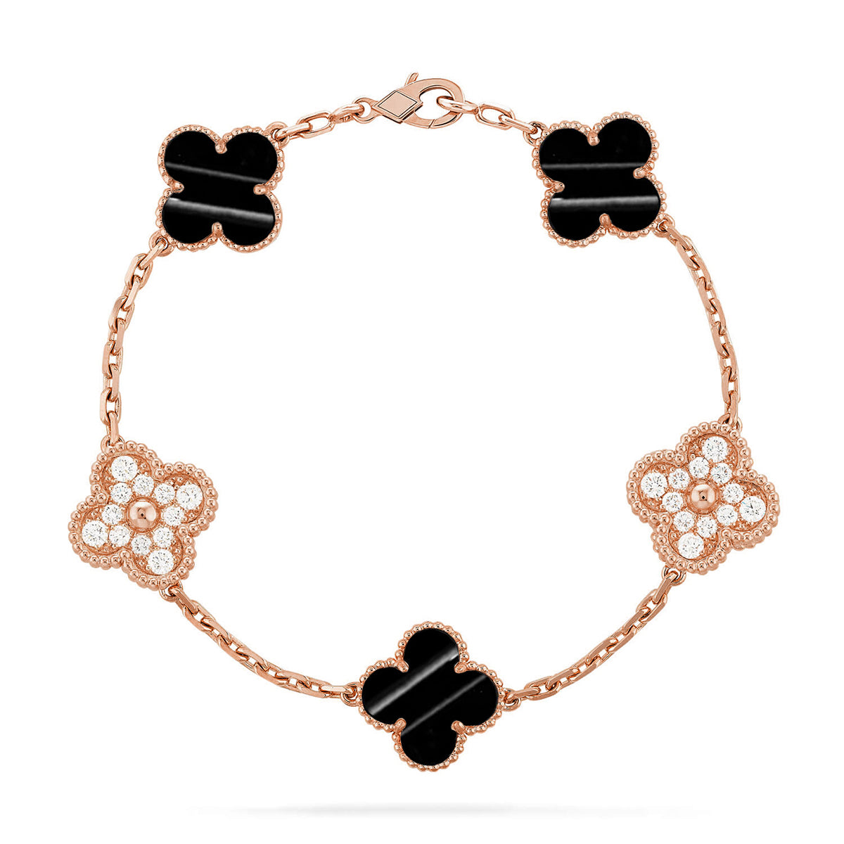 [⭐Hevara Jewelry] CLOVER 5 MOTIF PULSAR STONE BRACELET COLLECTION