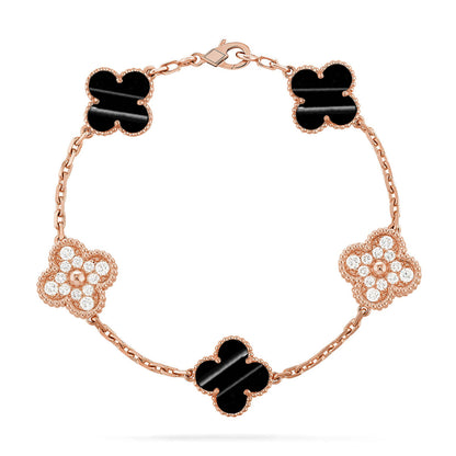 [⭐Hevara Jewelry] CLOVER 5 MOTIF PULSAR STONE BRACELET COLLECTION