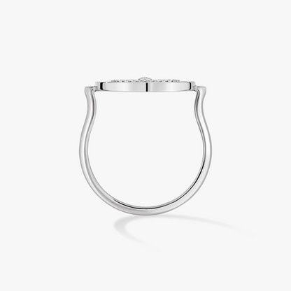 [⭐Hevara Jewelry]Demo MOVE PAVED SILVER DIAMOND RING