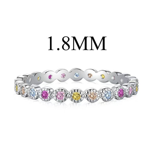 [Hevara Jewelry]Unique Scintillating Round Cut Daily Ring