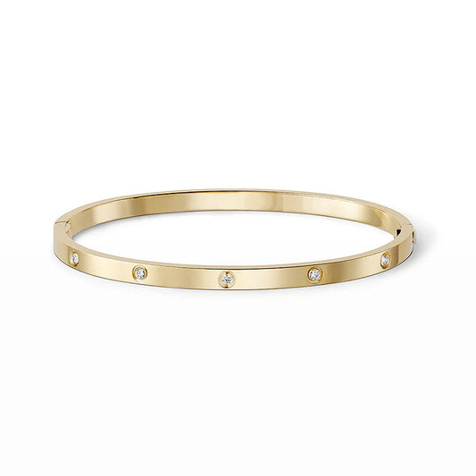 [⭐Hevara Jewelry]LOVE BRACELET 3.65MM 10 DIAMONDS