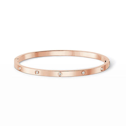 [⭐Hevara Jewelry]LOVE BRACELET 3.65MM 10 DIAMONDS