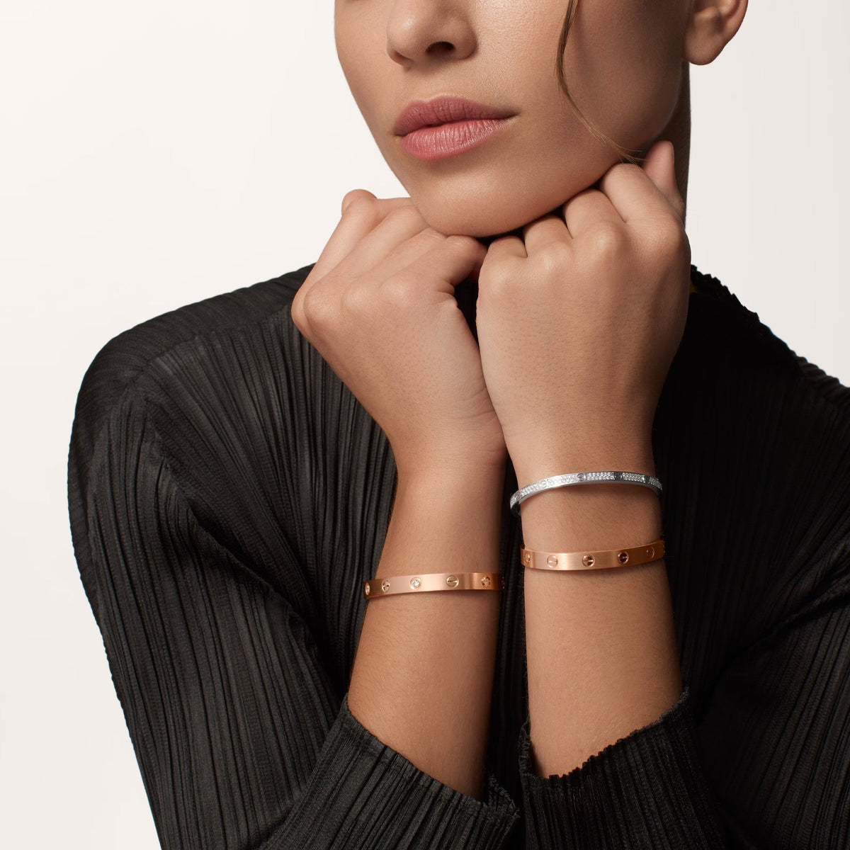 [⭐Hevara Jewelry]LOVE BRACELET 6.1MM BRUSHED