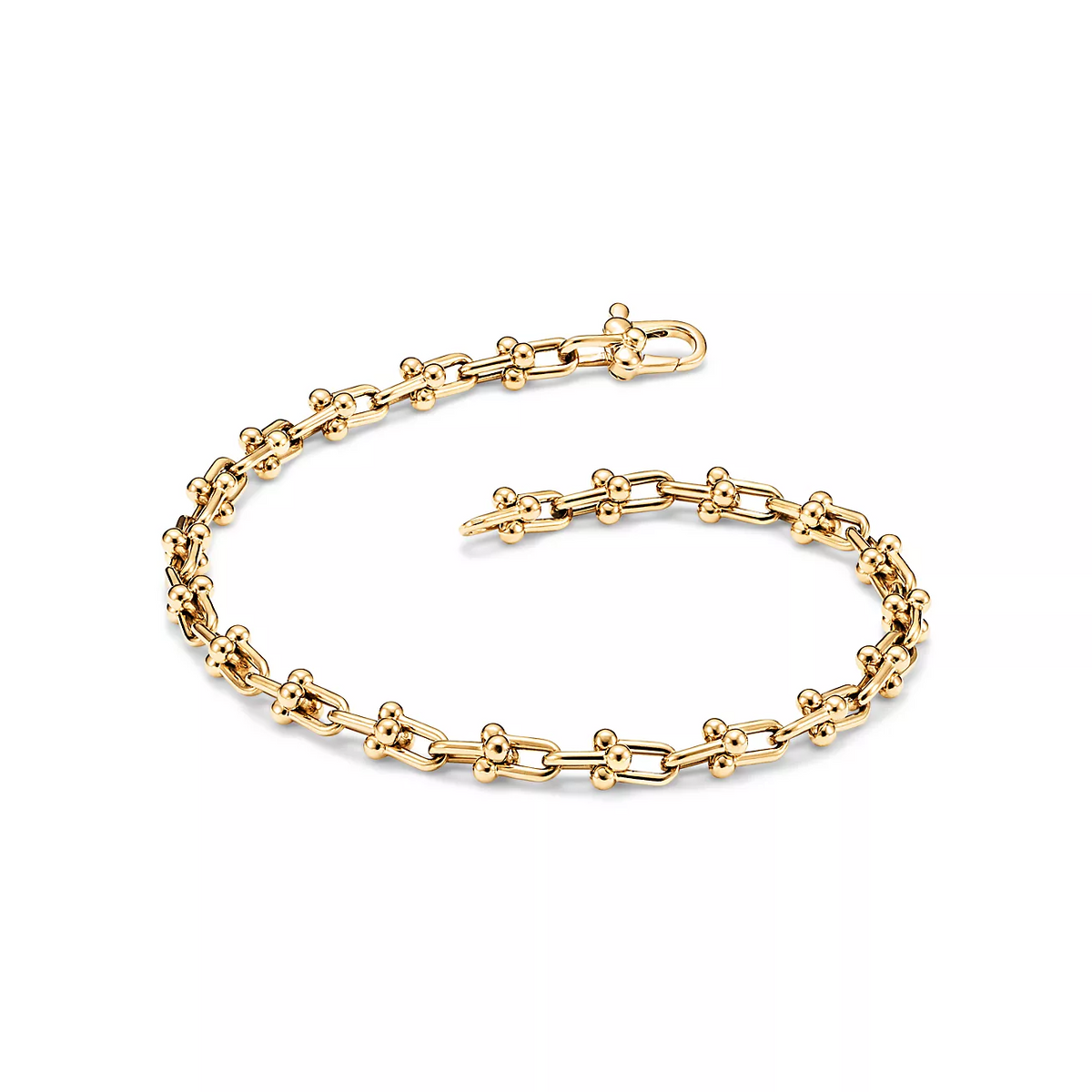 [Hevara Jewelry]HARDWEAR MICRO LINK 44 MOTIF GOLD BRACELET