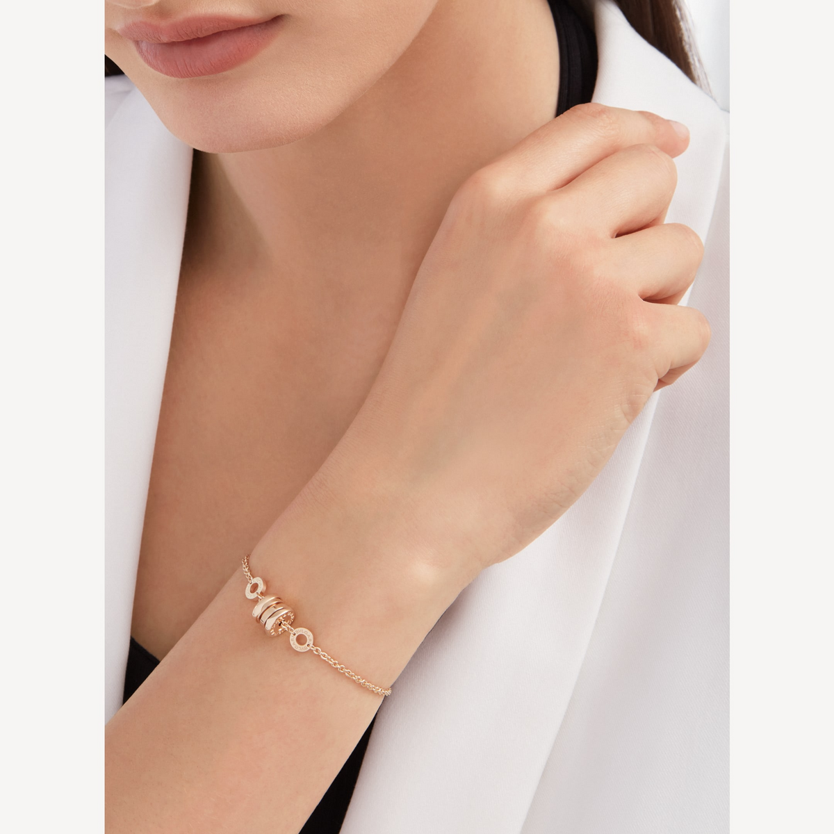 [⭐Hevara Jewelry]ZERO 1 SOFT PINK GOLD BRACELET