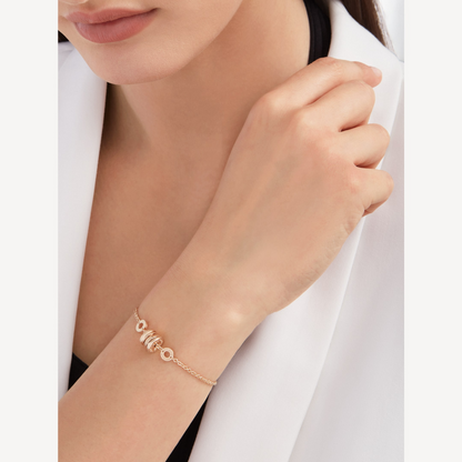 [⭐Hevara Jewelry]ZERO 1 SOFT PINK GOLD BRACELET