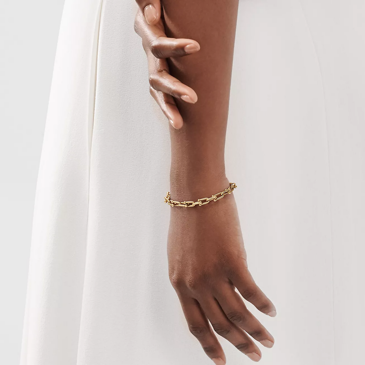 [Hevara Jewelry]HARDWEAR SMALL LINK 26 MOTIF GOLD BRACELET