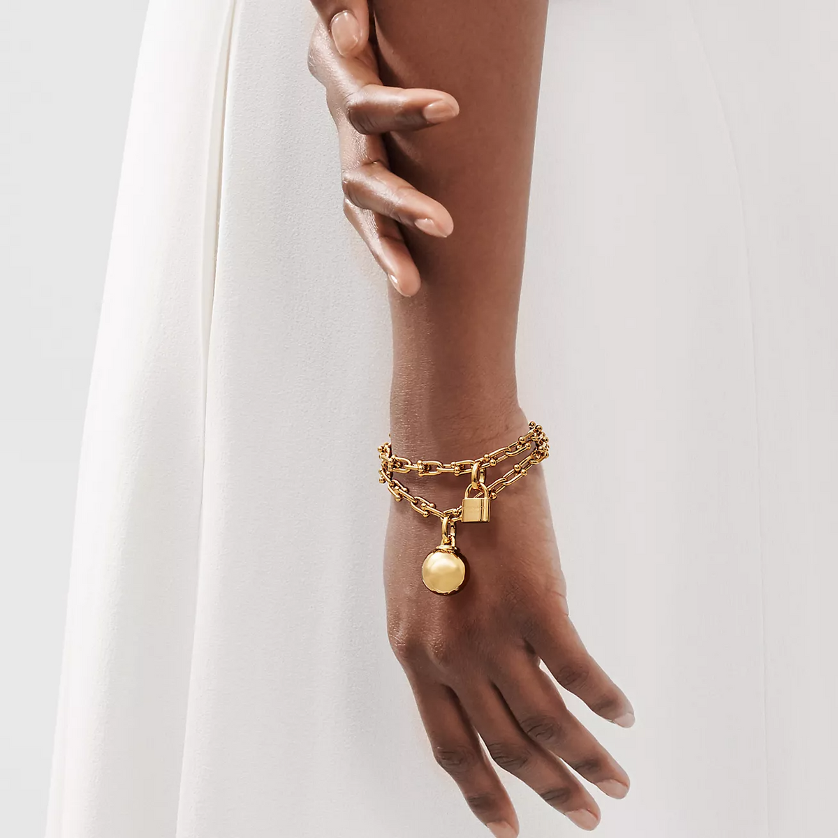 [Hevara Jewelry]HARDWEAR SMALL WRAP GOLD BRACELET