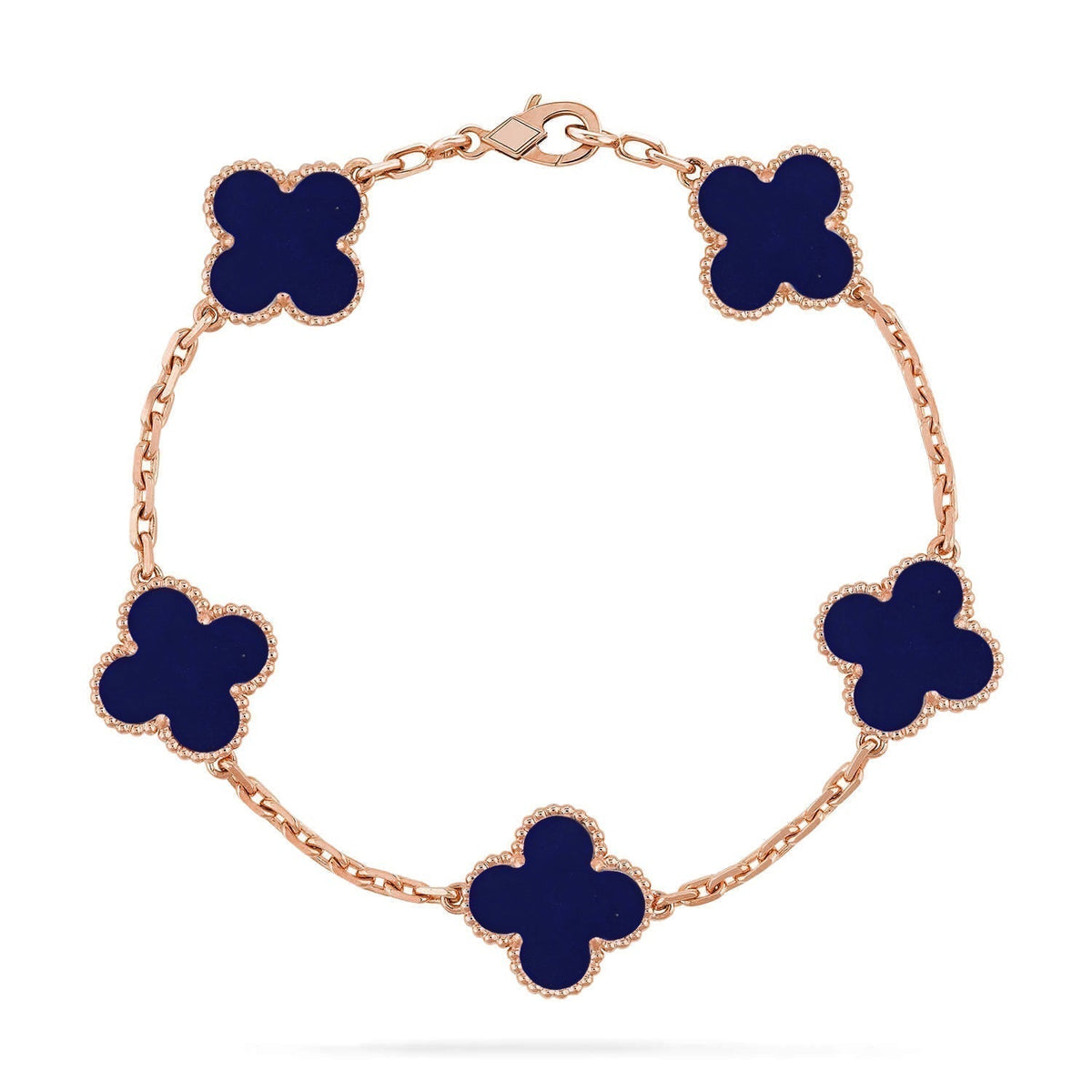 [⭐Hevara Jewelry]CLOVER 5 MOTIF LAPIS LAZULI BRACELET COLLECTION