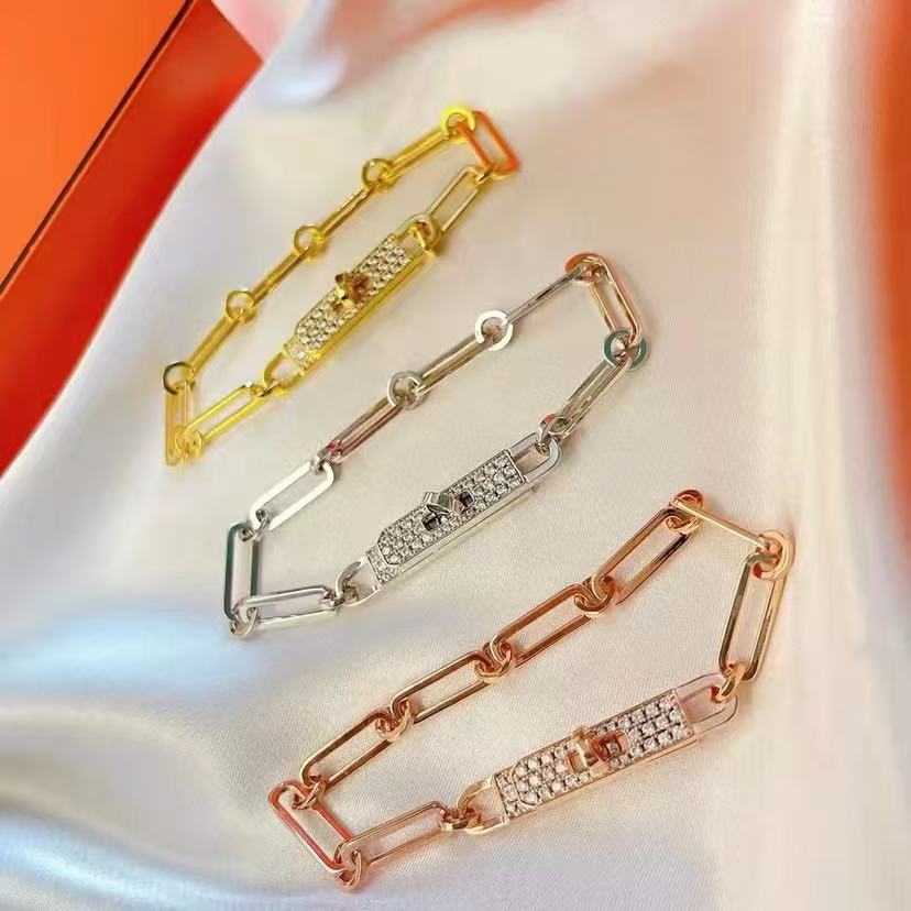 [⭐Hevara Jewelry]CHAINE BRACELET SMALL MODEL DIAMOND