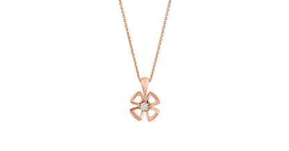 [⭐Hevara Jewelry]FIOREVER NECKLACE DIAMOND CENTER