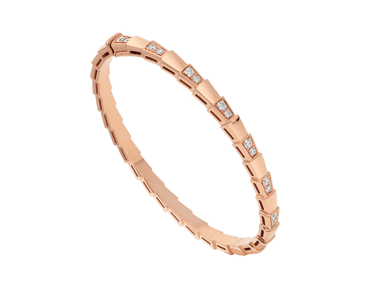 [⭐Hevara Jewelry]SERPENTI BRACELET PINK GOLD DIAMOND
