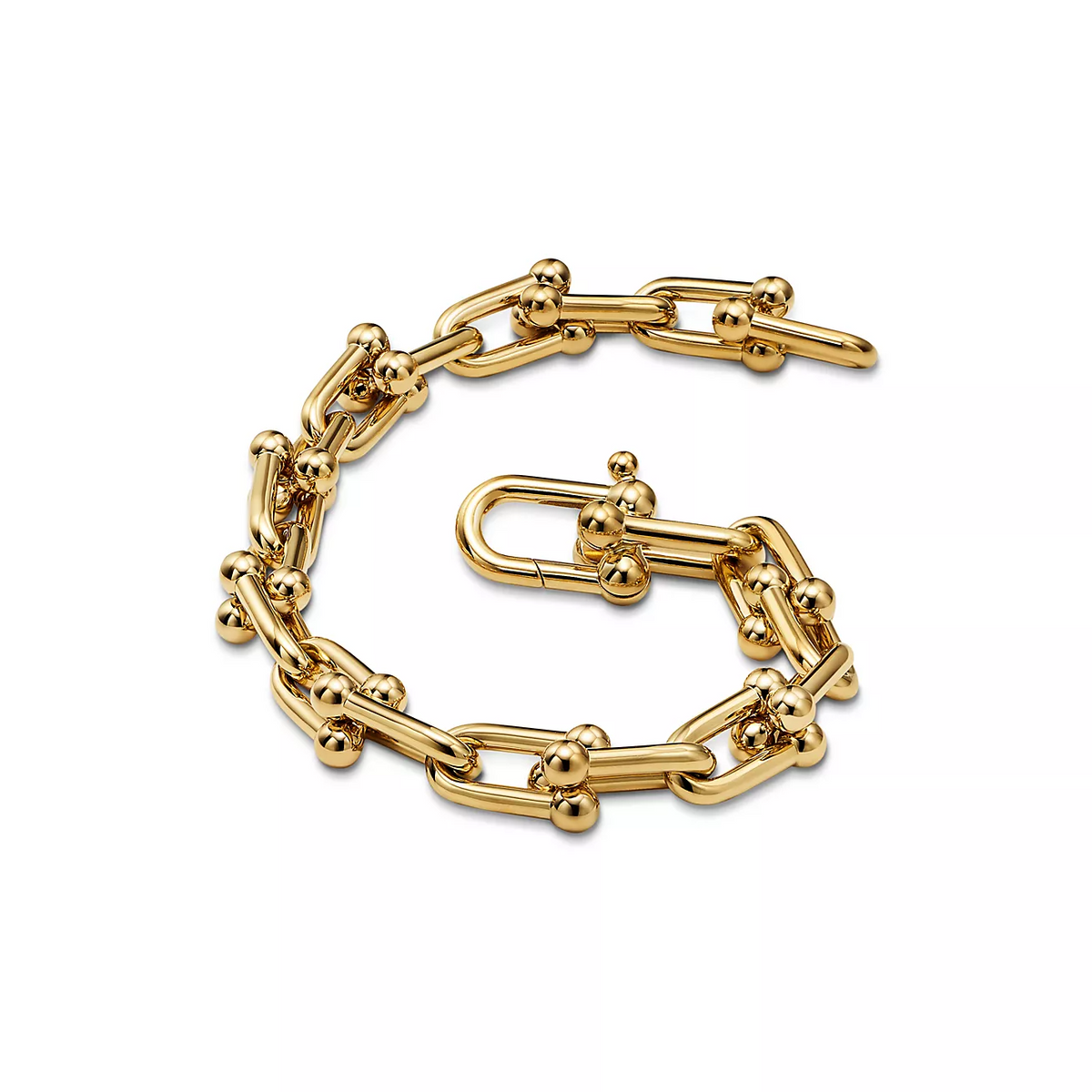 [Hevara Jewelry]HARDWEAR MEDIUM LINK 20 MOTIF GOLD BRACELET