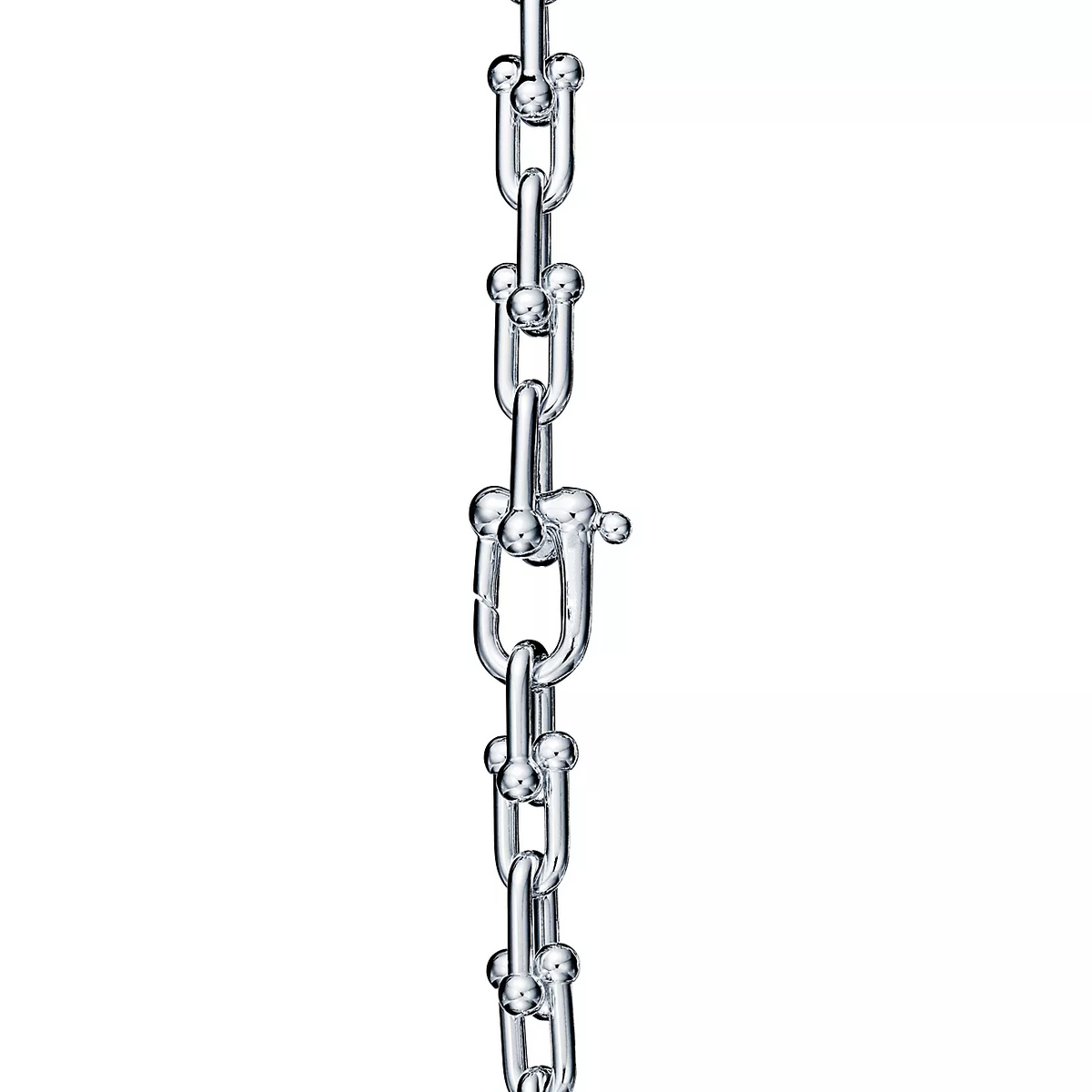 [Hevara Jewelry]HARDWEAR SMALL LINK 26 MOTIF SILVER BRACELET