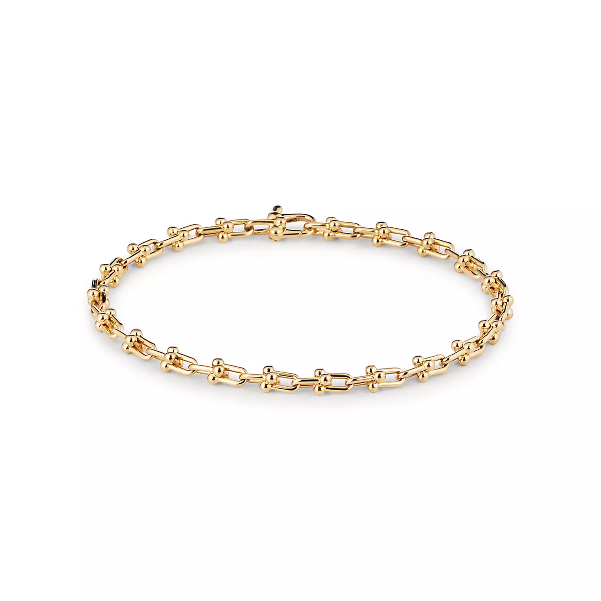 [Hevara Jewelry]HARDWEAR MICRO LINK 44 MOTIF GOLD BRACELET